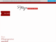 Tablet Screenshot of pflegeagentur-west.at